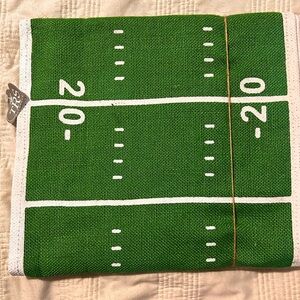 The Royal Standard Football Field Burlap Jute Table Runner
